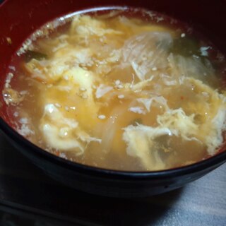 キムチ卵スープ